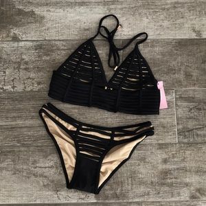 CAGED BIKINI  [ BLACK ]